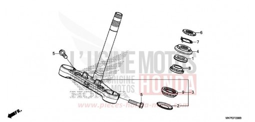 STEERING STEM (CB500FK,CB500FAK/L/M) CB500FAK de 2019